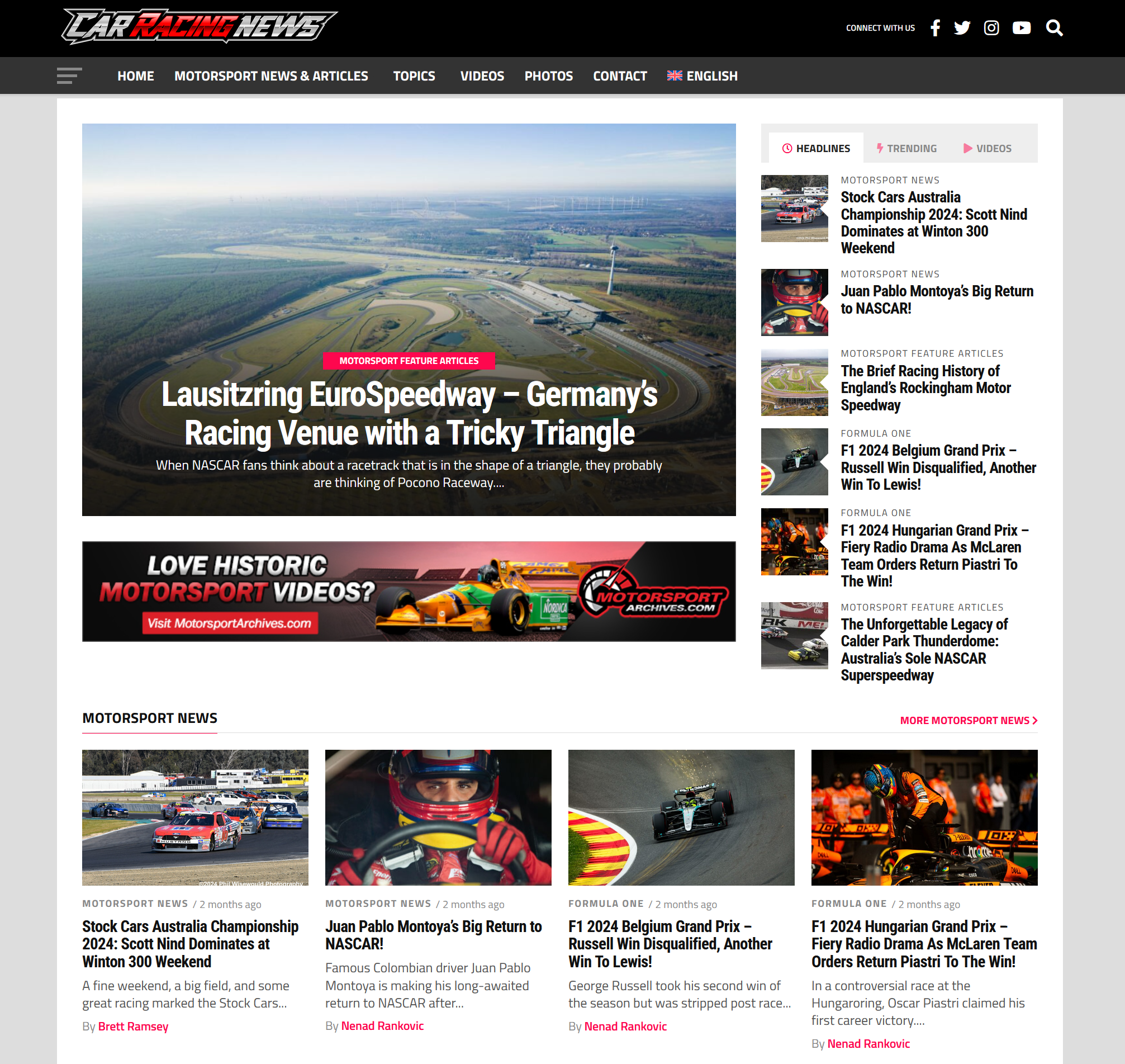 Car Racing News