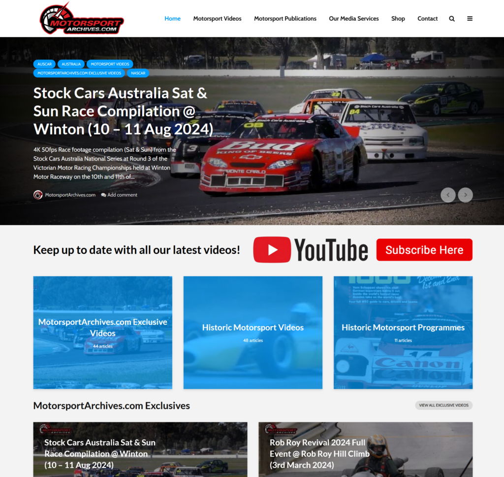 Motorsport Portfolio - Motor Racing Media